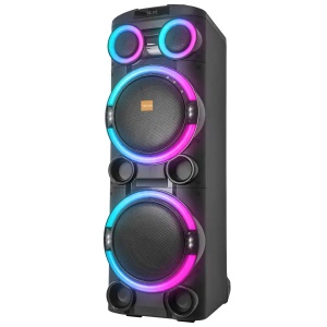 Zvučnik Mikado MD-104KP 200W, 12V 14000mAh USB, Bluetooth, micro SD crni - Img 5