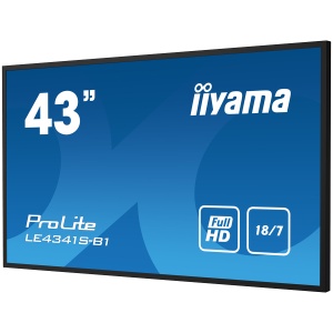 43" 1920x1080, IPS panel, 1% Haze, Landscape mode, Speakers 2x 10W , VGA, 3x HDMI, 350cd/m², Media Play USB Port, Control LAN / RS232C, VESA 400x400 LE4341S-B1 - Img 3