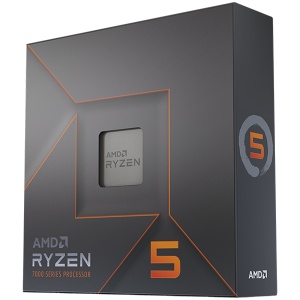AMD CPU Desktop Ryzen 5 6C/12T 7600X (4.7/5.0GHz Boost,38MB,105W,AM5) box, with Radeon Graphics 100-100000593WOF *