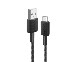 ANKER 322 USB tip-A na USB tip-C kabl M/M 0.9m, 18W, pleteni, crni - Img 2