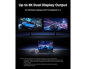ANKER Prime Thunderbolt 5 Docking Stanica 140W, 14u1, siva - Img 2