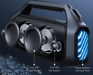 ANKER Soundcore Boom 2 Plus 140W 2.2 prenosivi bluetooth IPX7 zvučnik crni - Img 1