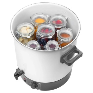 Aparat za konzerviranje i sterilizaciju Sencor SPP 2100WH/27L/14 tegli/srebrna - Img 3