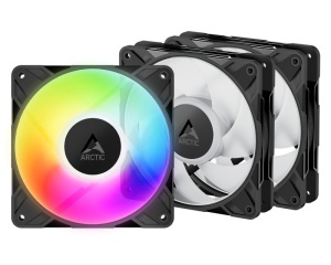 ARCTIC P12 Pro A-RGB (3-pack) 120mm ventilator crni (ACFAN00310A) - Img 2