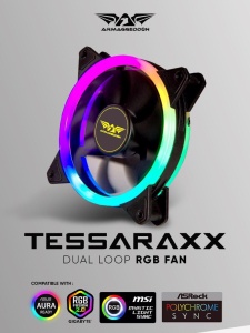 ARMAGGEDDON Tessaraxx Dual Loop 12 ARGB - Img 2