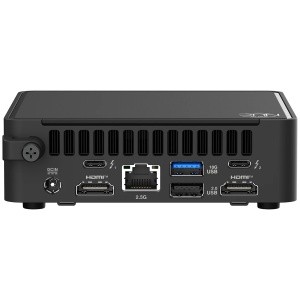 ASUS NUC 15 PRO/RNUC15CRKV500002/Ultra 5 235H vPro 28W/Intel Arc graphics/no RAM/no Storage/Intel Wi-Fi 7 BE201/USB - 7/4 USB Type-A/3 USB Type-C (1x USB3.2 + 2x TB4)/2x HDMI 2.1/Support Displays - 4x 4K/no OS/EU Cord/Kit (L6)/Slim/EAN:4711387950173 90AR0 - Img 4