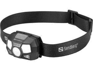 Baterijska naglavna lampa Sandberg 5u1 421-10 punjiva/senzor