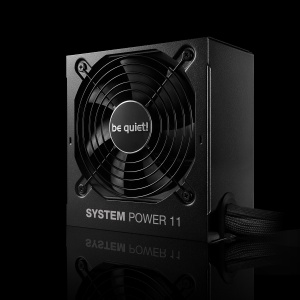 be quiet! SYSTEM POWER 11 650W, 80 PLUS Bronze efficiency (up to 89.7%), Temperature-controlled 120mm quality fan reduces system noise BP011EU *