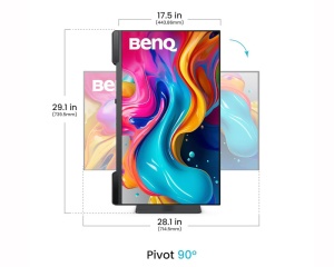 BENQ 31.5 inča PV3200U FHD 3840x2160 IPS HDR10 dizajnerski monitor - Img 3