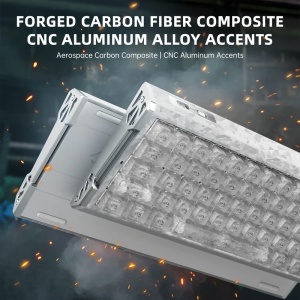 Bežična gaming tastatura Attack Shark R68HE Magnetic Switches/RT/Snap Tap/DKS/MT/TGL/Ice Ninja - Img 2