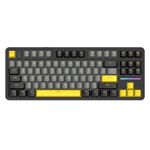 Bežična gaming tastatura Attack Shark X87 Mehanička/TriMode/4000mAh/Hot Swap/Star Black