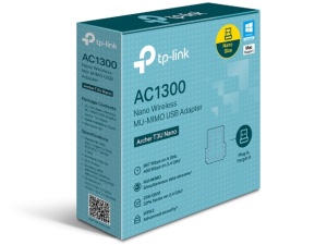 Bežicni adapter TP-LINK ARCHER T3U Nano Wi-Fi/AC1300/867Mbps/433Mbps/MU-MIMO/interna antena*