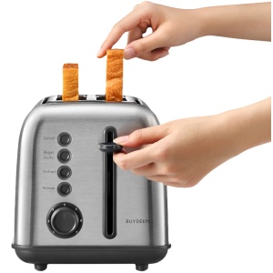 BUYDEEM 2 Slice Toaster, model DT620E, color Stainless Steel, EU DT620E-SS/EU - Img 4