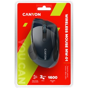 CANYON mouse MW-01 BlueLED Wireless Blue Grey CNS-CMSW01BL - Img 4