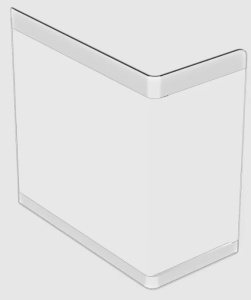 Corsair FRAME 4500X Replacement Glass Panel, Front/Left, Black CC-8901050
