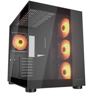 COUGAR FV150 RGB PC Case, Mid tower, Black CGR-5KA1B-RGB