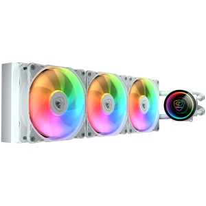 COUGAR POSEIDON ELITE ARGB 360 White AiO Liquid Watercooling CGR-PSDELRGB-W-360 - Img 2