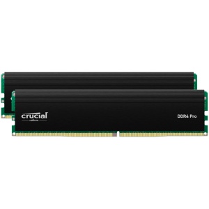 Crucial Pro OC 32GB Kit (2X16GB) DDR5-6400 UDIMM CL38 Black CP2K16G64C38U5B