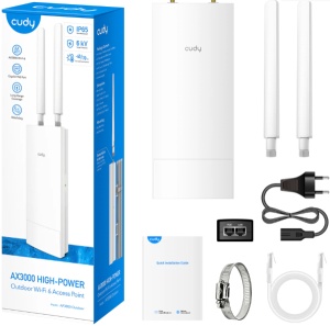 Cudy AP3000 Outdoor, AX3000 High-Power Wi-Fi 6 Access Point - Img 2