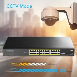 Cudy GS1026PS2 24-Port Gigabit PoE+ Switch with 2 Uplink Gigabit Ports and 2 Gigabit SFP Slots 300W - Img 5