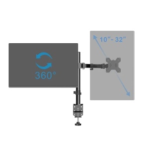 Dupli nosač za Monitor Kettz STOL-155M 13-32/vesa max 100x100/2x 10kg - Img 4