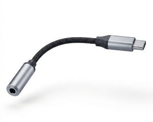 E-GREEN Adapter USB 3.1 tip C (M) - 3.5mm stereo (F) crni