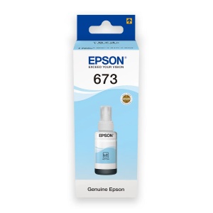 Epson T6735 EcoTank Light Cyan ink bottle C13T67354A