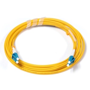 ExeLink patchcord LC/UPC-LC/UPC Single Mode, Duplex, G652D, 3mm, PVC, 1 m