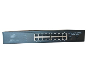 ExeLink SG1018D swich za Rack, 16x10/100/1000 Base-T, 2x1000 Base-X SFP porta