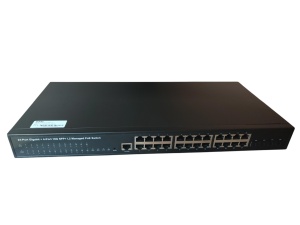ExeLink SGX3728P-V2 upravljivi POE switch sa 24x10/100/1000 Base-T(POE/POE+), 4x1G/10 GE Base-X SFP+ porta