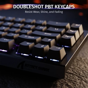 Gaming tastatura Attack Shark X68HE Magnetic Switch/RT/Snap Tap/DKS/MT/TGL/Black - Img 2