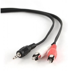 Gembird 3.5 mm stereo to RCA plug cable, 1.5 m CCA-458