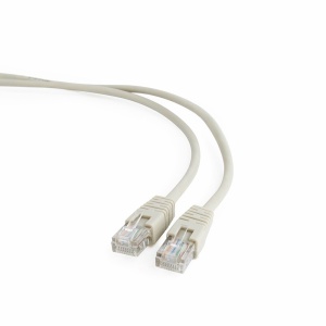 Gembird Patch Cable, U/UTP Cat.5e, Grey, 1m PP12-1M