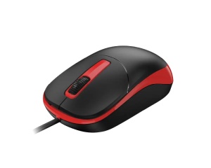 GENIUS DX-123 USB Optical crno-crveni miš - Img 1