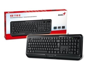 GENIUS KB-118 II USB US crna tastatura *