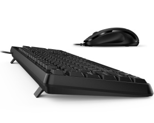 GENIUS KM-170 USB YU crna tastatura+ USB crni miš - Img 3