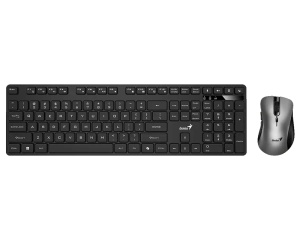 GENIUS KM-8216S Wireless USB US wireless crna tastatura i miš * - Img 2