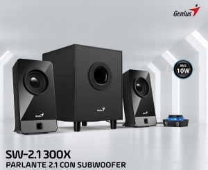 Genius Zvučnici SW-2.1 300X, BLACK,EU,100-240V - Img 2