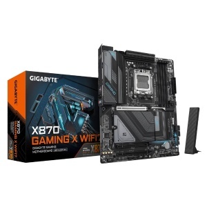 Gigabyte AMD X870, AMD Socket AM5：Supports AMD Ryzen 9000 / 8000 / 7000 Series Processors, Dual Channel 4x DDR5 DIMMs with AMD EXPO Memory Module Support X870 GAMING X WIFI7 *