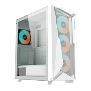 Gigabyte C301 V2 GLASS WHITE, Mid Tower, up to E-ATX, CPU Height : 170mm, GPU Length : 400mm, PSU Length : 180mm, Up to 360mm Liquid Cooling Compatible C301GW V2