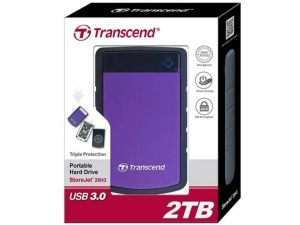 Hard disk TRANSCEND TS2TSJ25H3P eksterni/2TB/2.5"/USB 3.0/ljubicasta