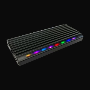 HDD SSD Rack LC Power LC-M2-C-NVME-4 Enclosure for NVMe M.2 SSD USB-C (USB3.2 Gen.2x1) Usb Type-C Black