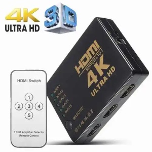 HDMI switch 5u1 HDS-006 4K Velteh sa daljinskim - Img 1