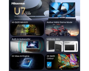 HISENSE 55 inča 55U7SE ULED MiniLED 4K UHD Smart TV - Img 3