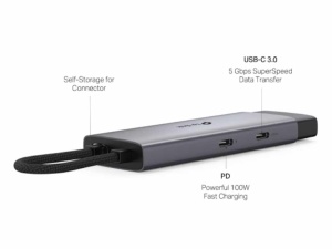 Hub TP-LINK UH5020C USB Type-C 5-Port Hub/1*HDMI 4K@60Hz/1*PD 100W/1*USB Type-C 5Gbps 2*USB Type-A 5 - Img 3
