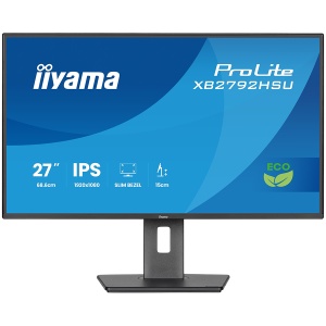 IIYAMA Monitor LED XB2792HSU-B1 27" IPS 1920x1080 4-side slim bezel 120Hz 300cd 1500:1 3ms HDMI DP USB HUB Full Ergo XB2792HSU-B1