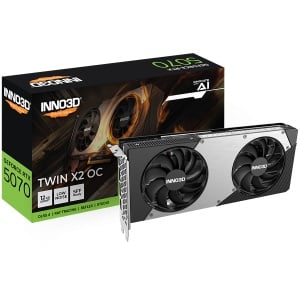 INNO3D GeForce RTX 5070 Twin X2 12GB GDDR7 192bit, 1x HDMI, 3x DP N50702-12D7-195064N