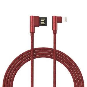 Iphone kabl 1m 90° GOLF GC-48m red