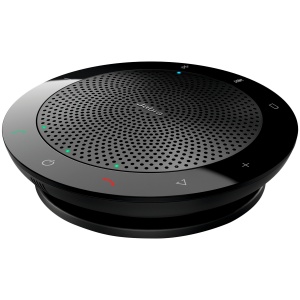 JABRA SPEAK 510 MS Speakerphone for UC & BT, USB Conference solution, 360-degree-microphone, Plug&Play, mute and volume button, Wideband, Bluetooth (up to 100 meters), Microsoft optimized Version B: incl. Smart Button activated via JABRA Direct 7510-109 *