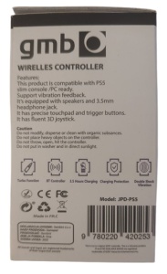 JPD-PS5 Grey-White PC/PS5 Gembird Bezicni gamepad sa vibracijom, zvucnik, 3,5mm, touchpad, trigger - Img 6